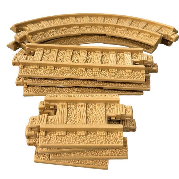 Fisher-Price GeoTrax Train Rail Pack 20 Piece Set - Picture 3 of 4